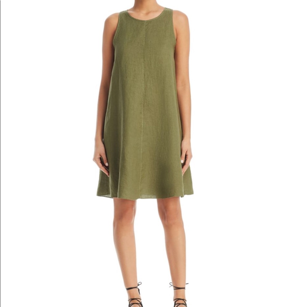 Three Dots Linen Dress NWOT Large